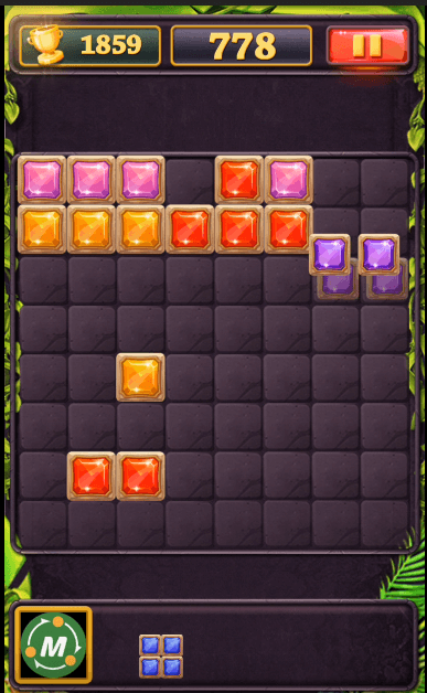Trò chơi xếp hình kim cương Block Jewel Puzzle